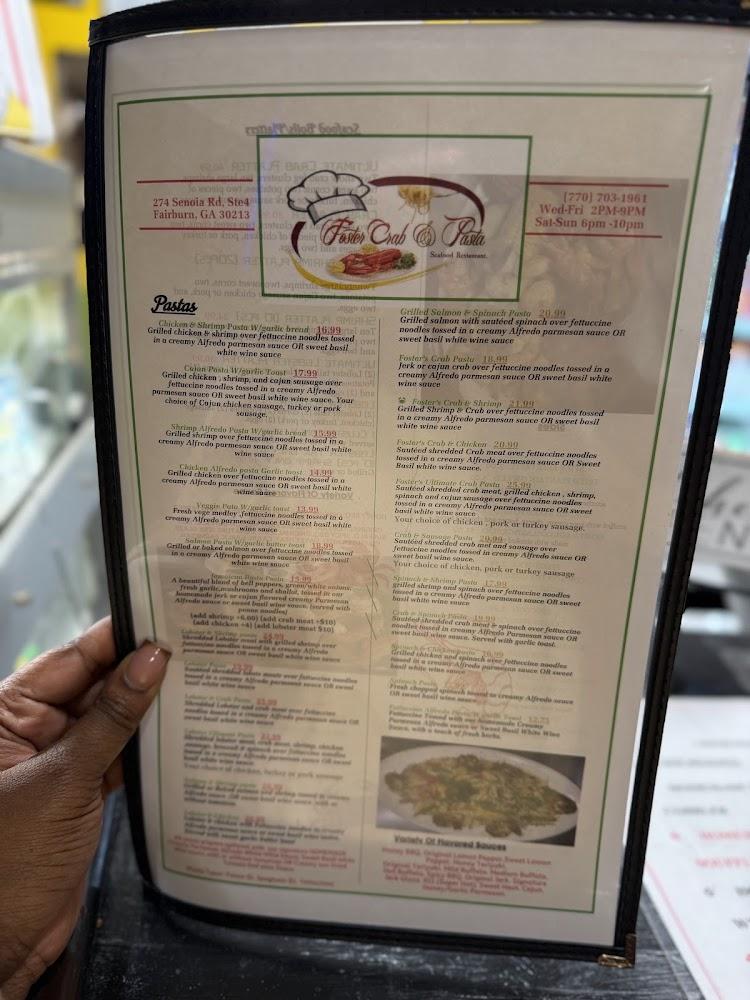 Foster Crab & Pasta LLC Menu image 4